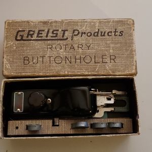 Vintage Greist Rotary Buttonholer